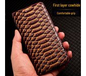Funda de piel auténtica con tapa para OPPO Find X7 Ultra, X6pro, X5, X3, A94. ¡Máxima protección! OPPO F11 Pro / OPPO R19