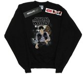 Star Wars Mens Han And Chewie Anime Sweatshirt L negro