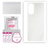 apgo Protective Skin Sticker for the back compatible with Motorola Moto G Stylus 5G, Wrap Film, Foil, Vinyl - Pattern Matte Transparent