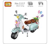 LOZ 1117 Modelo de vehículo Motocicleta Coche Globo Flor Arco 3D DIY Mini Bloques de diamante Ladrillos Juguete de construcción para niños Regalo sin caja