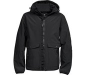 Tee Jays Chaqueta de aventura urbana para hombre 3XL negro