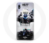 Coque pour Samsung Galaxy A10 Formule 1 Valtteri Bottas pilote de course F1 Noir
