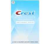 Crest, 3D Whitestrips, kit para blanquear los dientes, Visibly White, 20 tiras