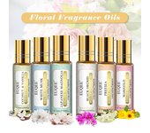10ML EUQEE Aceite de Perfume con Rodillo para Difusor Masaje Aire Calmante Saludable Cuidado Fresco Perfume DIY Ángel Almizcle Blanco Aceite Esencial de Coco y Vainilla Sauvage