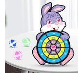 Juego de tablero de dardos Rabit, gran diseño, juguete interactivo de tela, tablero de dardos Universal para niños Rabbit