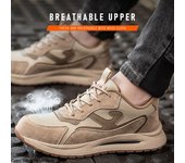 Zapatos aislados de 6KV, zapatos de seguridad deportivos con punta de plástico para hombres, zapatillas de trabajo indestructibles transpirables, zapatos de trabajo ligeros, botas para hombres 37