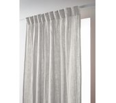Lot de 2 rideaux galon fronceur  Gaïa  140 x 240 cm  Gaze de Coton  - Gaïa Nuage - 2 panneaux 140 x 240 cm - Gaïa Nuage