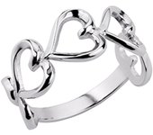 Bague argent 'Love' 56 plata