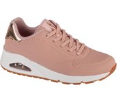 Skechers Uno-Shimmer Away, zapatillas rosas para mujer 37 color rosa
