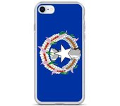 Funda iPhone - Îles Mariannes du Nord - Drapeau - Souple - Multicolore - Compatible iPhone 6S Plus