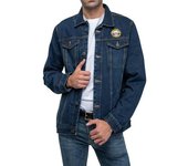 Guns N Roses - Chaqueta vaquera con logo clásico unisex para adulto S azul denim