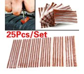 25 uds/15 uds/10 uds/5 uds., neumáticos sin cámara para motocicleta y coche, tira de reparación de ruedas, herramientas para vehículos de punción