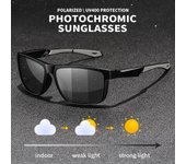 Gafas de sol deportivas polarizadas fotocromáticas vintage para hombre y mujer, para pesca, ciclismo, conducción, montañismo, gafas de sol camaleónicas UV400