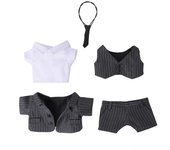 Muñeca Pure Seek Muñeca 4 Total Relleno Coser Ropa de Rayas Relleno Ropa, Ropa, Traje, Pares, Conjunto, Juguete, Muñeca de Vestir, Vida, Patrón, Aprox.