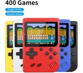 Consola de videojuegos portátil SUP Mini portátil Retro, reproductor de juegos LCD de 8 bits y 3,0 pulgadas, 400 juegos incorporados rojo