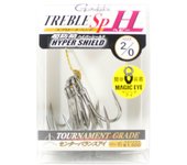 Gamakatsu 68590 Anzuelo triple SP H Hyper Shield tamaño 2/0 (4437)