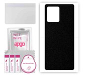 apgo Protective Skin Sticker for the back compatible with Motorola Moto G 5G 2023, Wrap Film, Foil, Vinyl - Pattern Matte Black