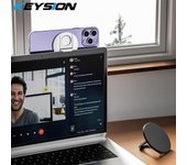 Soporte magnético para anillo de teléfono móvil KEYSION, MagSafe, MacBook, iPhone 14, 13 Pro, soporte ajustable para cámara, soportes extraíbles negro