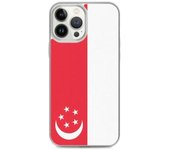Coque Télephone Drapeau Singapur - iPhone 13 Pro Max