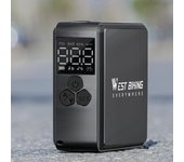 Bomba de neumáticos de bicicleta eléctrica portátil, Inflador de neumáticos de bicicleta de alta presión, recargable por USB, Digital negro