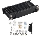 Enfriador de aceite de motor Radiador de enfriamiento universal apto para Monkey Car 100?¿Cuatrimoto todoterreno de 250 cc y 4 ruedas?Rueda