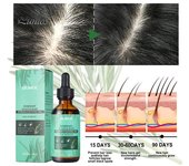 Aceite esencial para el cabello de romero de 60ML, nutre las reparaciones, suaviza el aceite para el cabello portátil ligero, accesorios para mujeres verde