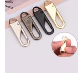 Bolsa de viaje con tirador de cremallera para maletas sin herramientas, 3,7 x 1,1 x 0,5 cm negro