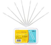 300 Uds doble palillo de dientes limpiador interdental Oral hilo Dental juego de cepillos de goma Dental color rosa