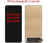 Pantalla LCD TFT de 6,55  para Xiaomi Mi 11 Lite 5G, reemplazo del ensamblaje del digitalizador de pantalla táctil LCD negro