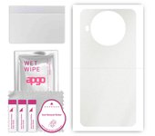 apgo Protective Skin Sticker for the back compatible with Cubot Note 20 Pro, Wrap Film, Foil, Vinyl - Pattern Matte Transparent