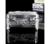 Caja de almacenamiento de joyas con forma de rosario, collar y rosario cristiano católico, estuche pequeño para baratijas 1pc