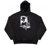 Sudadera unisex con capucha y foto en aerosol de Tupac Shakur para adultos XXL carbón