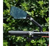 Espejo de manillar de bicicleta Alta claridad Rotación de 360 ​​grados Ajuste de múltiples ángulos Antideslumbrante Espejo derecho/izquierdo E Bike Espejo retrovisor de motocicleta Left