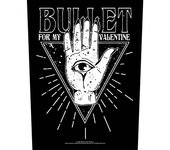 Bullet For My Valentine Parche en el ojo que todo lo ve One Size negro/blanco