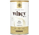 Solgar, Alimentado con pasto, Proteína en polvo Whey To Go®, Sin sabor, 13.2 oz (377 g)