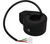 Acelerador de dedo, negro, resistente al agua, control de velocidad, acelerador de pulgar para patinete eléctrico