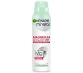 Antitranspirante en spray Mineral Ultra Dry con magnesio de Garnier, 150 ml