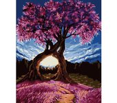 Pintura De Marco Por Números Para Adultos Kit Árbol Paisaje Números De Pintura Acrílica Para Decoraciones Del Hogar Regalo De Bricolaje 40x50 40x50cm NO Frame