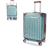 Cubierta transparente para equipaje de viaje de PVC, cubierta protectora para maleta, cubierta antipolvo para equipaje de 20 pulgadas 22