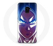 Coque pour Samsung Galaxy A8 Plus Dragon Ball Goku Visage énervé