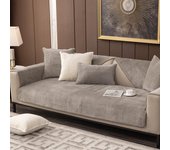 Funda de sofá de terciopelo de cristal, alfombrilla para perro y niño, Protector de muebles para sillón, fundas de sofá modernas antideslizantes para sala de estar 70x70
