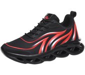 Zapatillas deportivas atléticas suaves para correr y fitness para hombre, zapatillas deportivas transpirables, zapatillas de deporte para gimnasio 46 blanco
