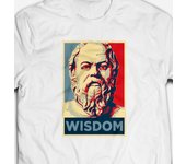 Camiseta Unisex de Sócrates, filosofía, filósofo, sabiduría, genio sabio S