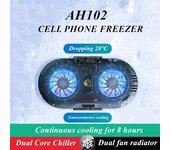 Ventilador de refrigeración semiconductor AH102 para teléfono móvil, disipador de calor para juegos PUBG Live, accesorio para juegos iOS y Android.