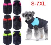 Ropa de invierno para perros, cálida, impermeable, chaqueta gruesa de plumón para perros pequeños y grandes, chaleco acolchado, chaqueta, abrigo, disfraz de Labrador y Yorkshire. M