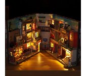 Estante para libros para bricolaje, acabado de estilo elegante Vintage, Mini muebles para casa de muñecas, juguetes educativos para fiestas, libro de regalos 3D para decoración del hogar varios colores