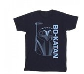 Star Wars Mens The Mandalorian Bo Katan Helm T-Shirt L blanco