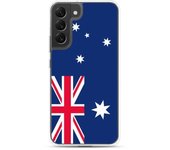 Coque Téléphone - Samsung - Galaxy S22 Ultra - Drapeau Australien - Souple - Multicolore