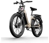 Explora una nueva frontera: Bicicleta eléctrica Shengmilo S700, motor dual de 2000 W, diseñada para ciclistas europeos caqui