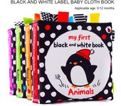 Spinner de mano para coche de animales, libro de crujido de tela para bebé con etiqueta de dispositivo BB, juguete de desarrollo Visual Animal